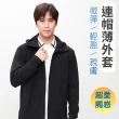 【oillio 歐洲貴族】男女裝 休閒連帽薄外套 防風防曬外套 超柔防皺 輕盈親膚(5色 法國品牌)