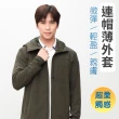 【oillio 歐洲貴族】男女裝 休閒連帽薄外套 防風防曬外套 超柔防皺 輕盈親膚(5色 法國品牌)