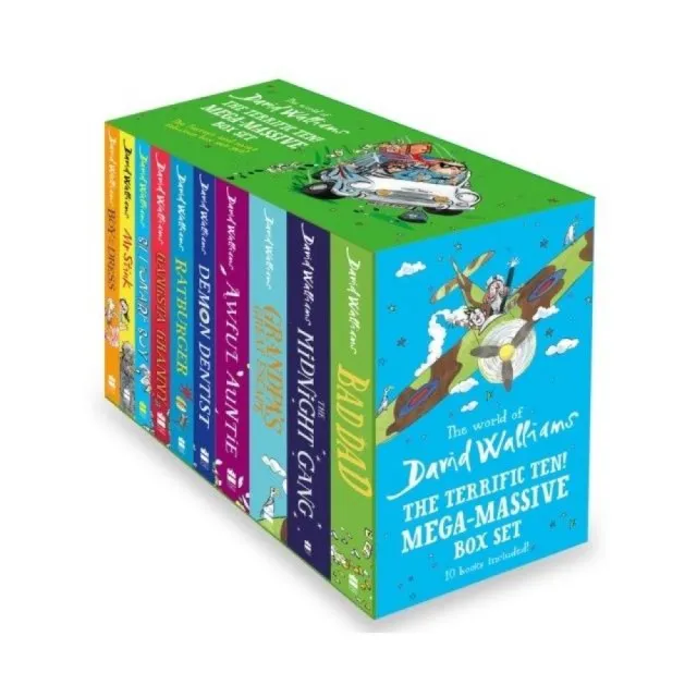 The World of David Walliams  the Terrific Ten! Mega-Massive Box Set （10 Books）