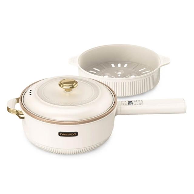 【DAEWOO 大宇】麥飯石多功能爆炒料理鍋-28cm(DW-EC001)