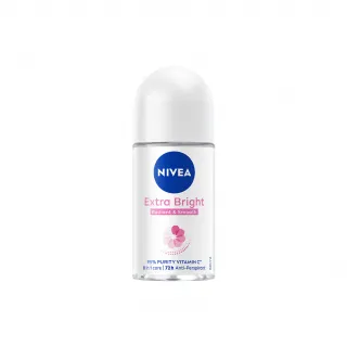 【NIVEA 妮維雅】止汗爽身乳液 亮白系列50ml(長效美白止汗滾珠/德國妮維雅)