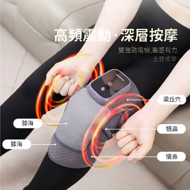 【ANTIAN】電熱膝蓋關節保暖老寒腿護膝按摩儀 關節熱敷帶 膝蓋固定護帶 肩膀發熱按摩器 護肘帶