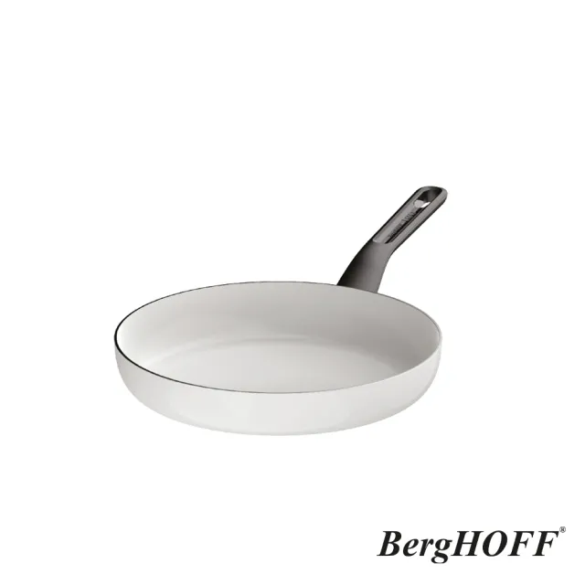 【BergHOFF 貝高福】Glints陶瓷塗層不沾鍋單柄平底鍋28cm(BHGL-F28)