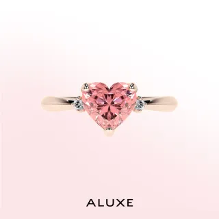 【ALUXE 亞立詩】IGI 1.02克拉 FVPVS1 18K金 粉紅鑽 求婚鑽戒 ROSE My Love 系列 RS3170(培育鑽石)