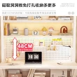【ONE HOUSE】阿姆斯K型 洞洞板收納架電腦書桌 120x60x174CM(電腦桌 辦公桌 書房工作桌 洞洞板學習桌)