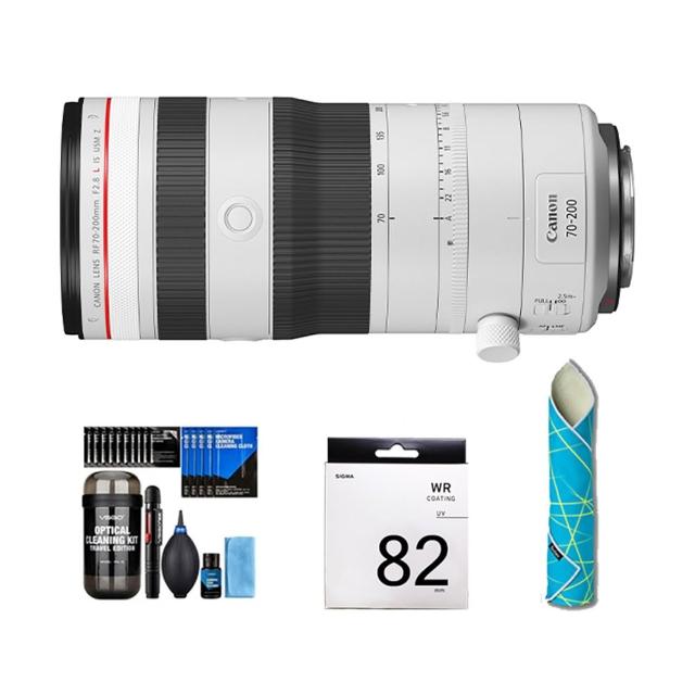 【Canon】RF 70-200mm F2.8 L IS USM Z +SIGMA WR UV 82mm保護鏡+ DKL-15清潔組+ CL-50魔毯(公司貨)