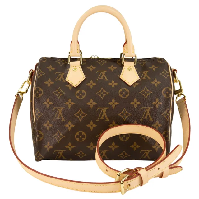 【Louis Vuitton 路易威登】Speedy Bandouliere 25手提斜背包(M46977)