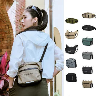 【Discovery Expedition】戶外斜背包 機能腰包 戶外 收納(CR1035N/CR1075N/CR1105N/HS1065N-十一款任選)