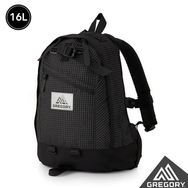 【Gregory】16L FINE DAY V2 日系 後背包 筆電包 夜光黑(筆電夾層 抗撕裂 多收納空間)