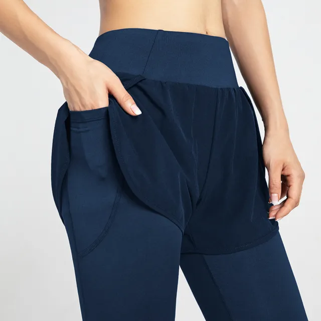 【ALLK 歐楷】新款到 買一送一 暢銷韻律瑜珈褲 多款(尺寸L-XXL/中大尺碼/彈性/舒適)