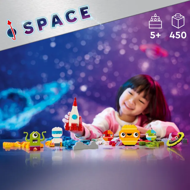 【LEGO 樂高】經典系列 11037 創意太空星球(禮物 積木玩具 DIY積木)