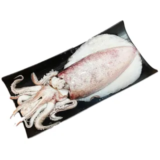 【好神】急凍巨無霸軟絲2尾組(800g-1000g/尾/中秋烤肉/火鍋/燒烤)