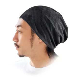 【kurumapop】網眼透氣包頭帽(坐月子帽子 光頭帽 化療帽 術後帽 睡帽 運動頭巾 套頭帽)