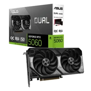 【ASUS 華碩】顯卡2入組合★Dual GeForce RTX™ 5060 8GB GDDR7 OC 版 顯示卡