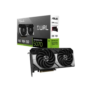 【ASUS 華碩】DUAL-RTX5070-O12G 顯示卡+全漢 Hydro GT PRO 1000W GEN5 電源供應器