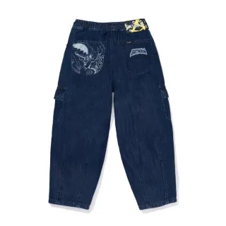 【Batman x Lee】童裝 牛仔褲｜蝙蝠俠 大口袋｜季節性版型｜深藍洗水(LB517118898)