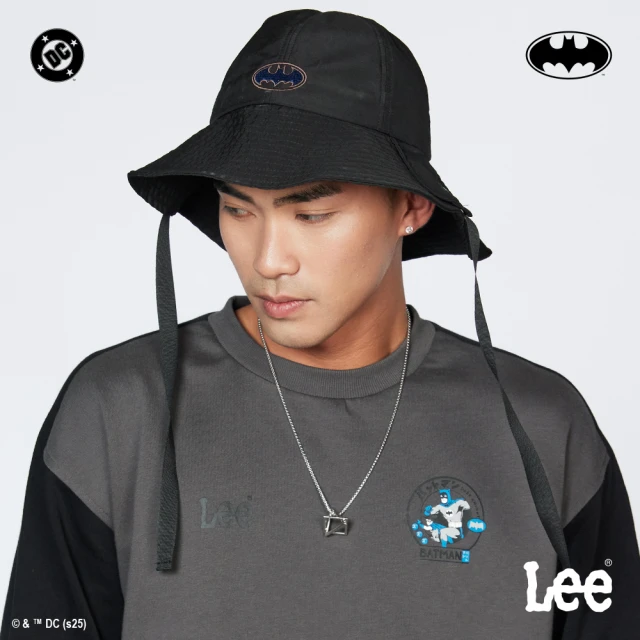 【Batman x Lee】中性 帽子｜蝙蝠俠 遮陽帽 漁夫帽｜氣質黑(LB527007K11)