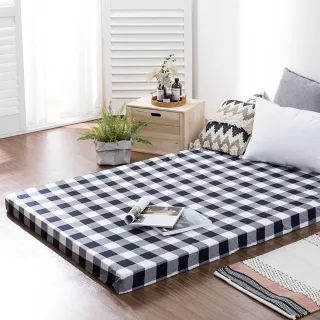 【hoi! 好好生活】台灣製8CM高壓彈力棉床墊-單人含水洗棉床墊套