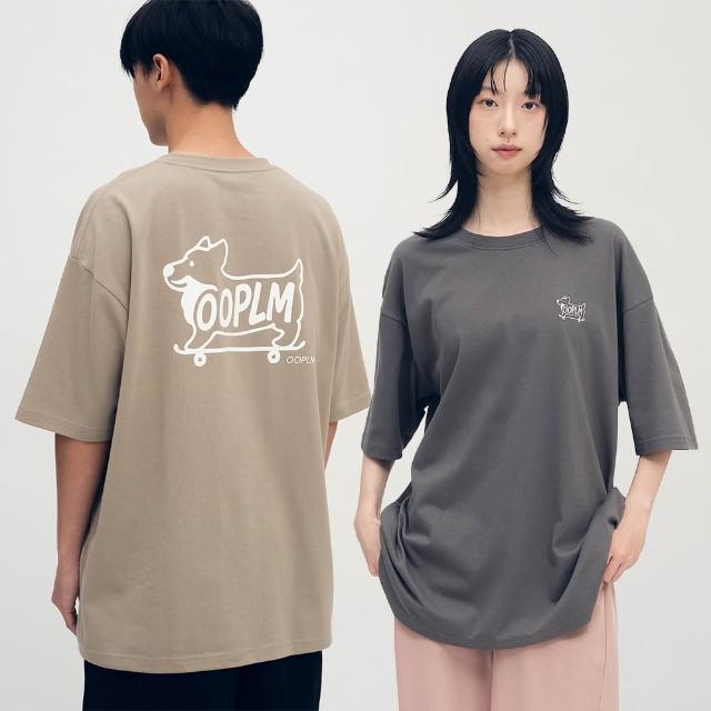 【plain-me】OOPLM 短袖 短袖上衣 短T TEE T恤 柯基狗狗滑板_OPM0116-252