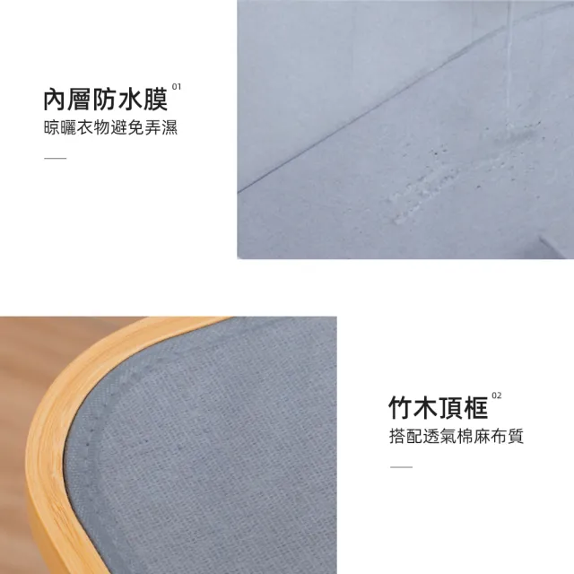 【上手家居】掀蓋分格洗衣籃(髒衣籃/分隔洗衣籃/污衣籃/分類洗衣籃/分類髒衣籃)