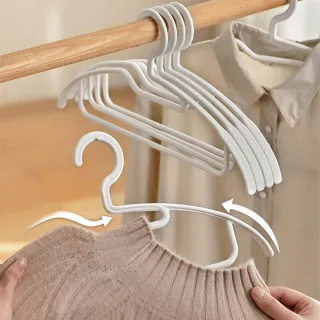 【hoi! 好好生活】抗UV無痕衣架60入-護領款