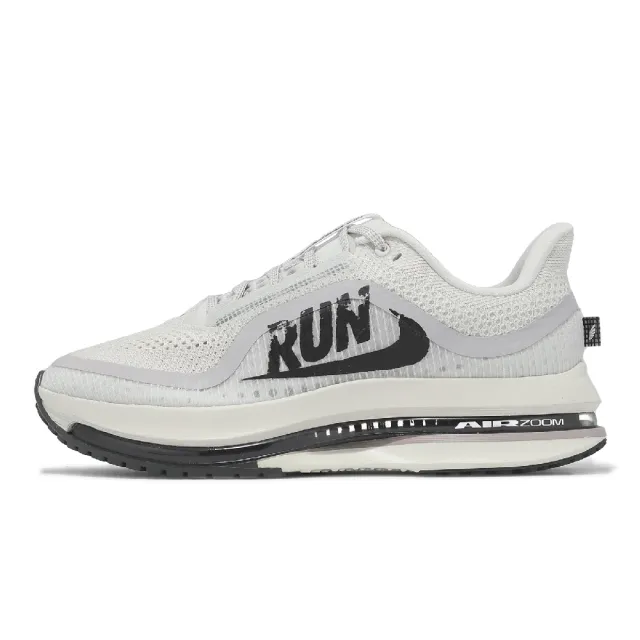 【NIKE 耐吉】慢跑鞋 Pegasus Premium Run 男鞋 象牙白 黑 厚底 緩震 運動鞋(IH2288-001)