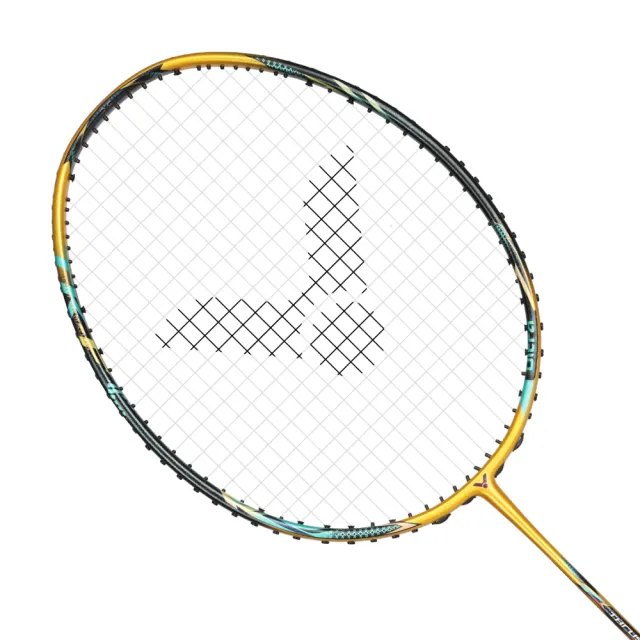 【VICTOR 勝利體育】羽球拍 羽毛球拍 黃金利爪(TK-F C Ultra X豐饒金)