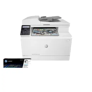 【HP 惠普】官方直營 搭1黑碳粉匣★Color LaserJet Pro M183fw無線彩色雷射傳真多功能事務機(7KW56A)