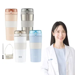 【IKUK艾可】真陶瓷保溫杯-第二代大Q彈蓋保溫杯800ml(吸管杯/彈蓋杯/保溫瓶/冰壩杯/大容量保冰杯/環保杯)