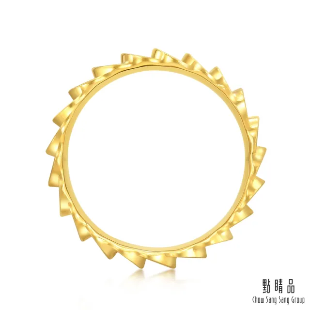 【點睛品】立體幾何 黃金戒指_計價黃金(港圍11號)