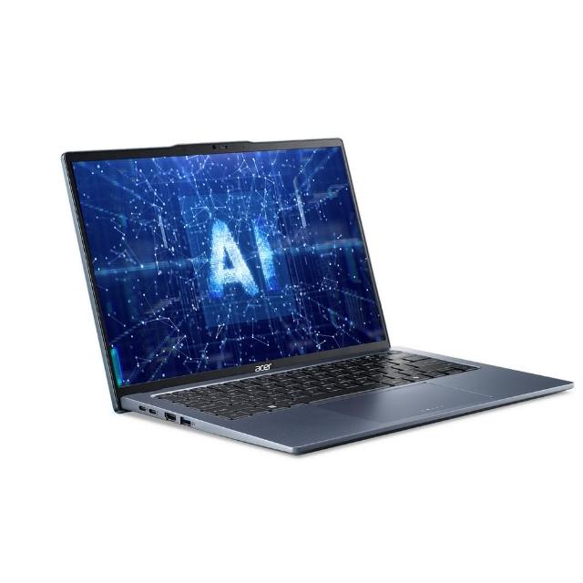 【Acer 宏碁】14吋Ultra 5輕薄效能OLED AI筆電-冰霧藍(Swift Go/SFG14-73-52ZG/Ultra 5-125H/16G/1TB/W11)