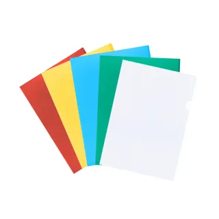 【全勝】Q片 透明文件夾-12入(Q片/不附桿/透明夾/Q夾)