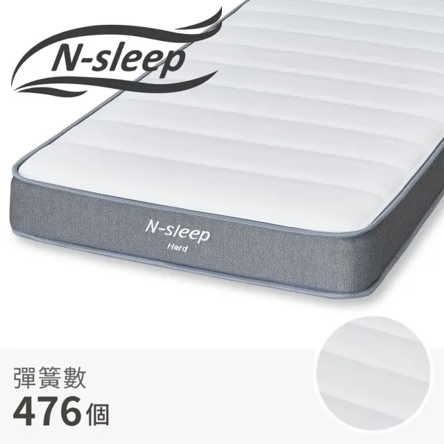【NITORI 宜得利家居】◆單人床墊 N-SLEEP CH2 EM TW(單人床墊 床墊 N-SLEEP)