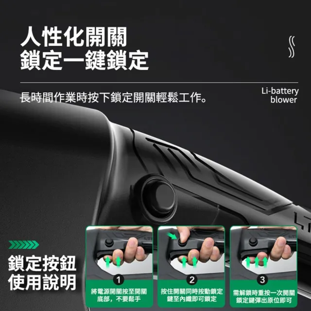 【Ogula 小倉】鼓風機 大功率 超強勁 無級變速 工業款-暴風機（十節一電）6段調速(吹葉機/除塵器/吹風機)