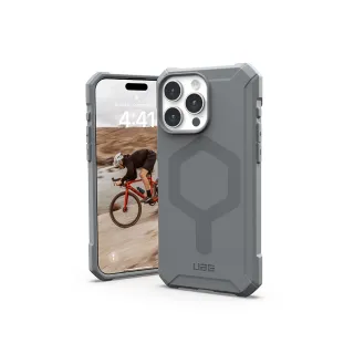 【UAG】iPhone 15 Pro Max 磁吸式耐衝擊輕量保護殼（按鍵式）-綠(支援MagSafe功能)