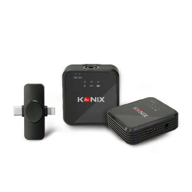 【Konix】G6 無線收音麥克風(一對二無線麥克風 領夾式麥克風)