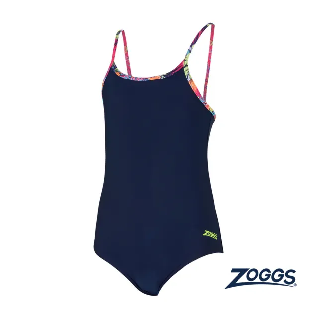 【Zoggs】女孩《夏日悠然》運動連身泳裝(大童泳衣/女孩泳衣/學生泳衣/女童泳衣/學生泳裝)