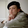【ROCKFISH】SOLID COTTON BERET 純棉素色貝雷帽 亞麻 鉚釘 春夏 可調式 粉紅色