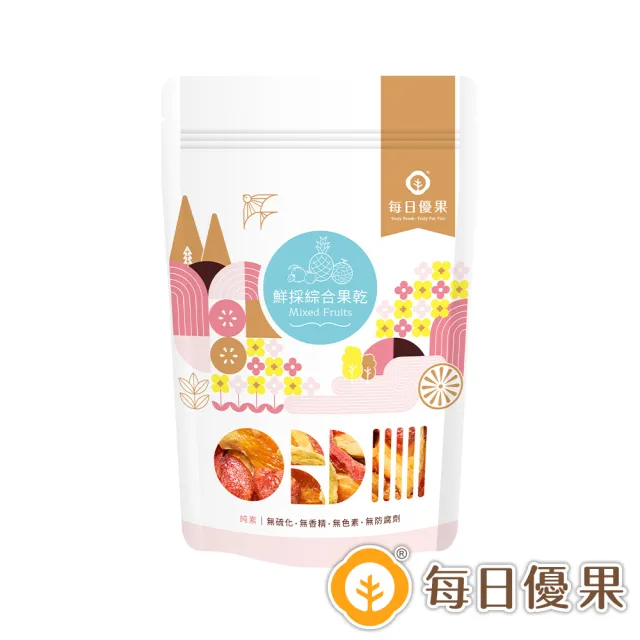 【每日優果】鮮採綜合果乾200G(果乾)