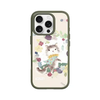 【RHINOSHIELD 犀牛盾】iPhone 16系列 SolidX 強化吸震緩衝防摔手機殼/涼丰系列-跟我走貓咪(涼丰)