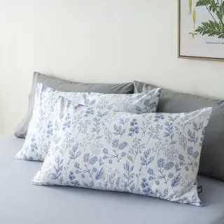 【hoi! 好好生活】台灣製純棉印花枕套-2入-45X75cm(多款可選)