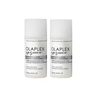 【OLAPLEX 歐啦】5L免沖洗柔韌護髮素 雙入組(5L免沖洗柔韌護髮素100mlx2)