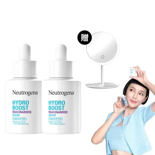 【Neutrogena露得清】水活保濕菸鹼醯胺精華(30mlx2入組)