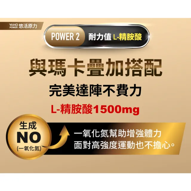 【悠活原力】原力黑馬卡精胺酸粉包1盒(20包/盒 鋅酵母 南非醉茄 透納葉 精胺酸 瑪卡 )