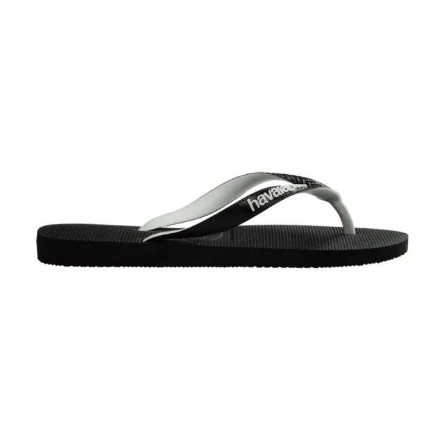 【havaianas 哈瓦仕】拖鞋 男鞋 女鞋 夾腳拖 人字拖 雙色鞋帶 巴西 Top Mix 黑 4115549-1069U