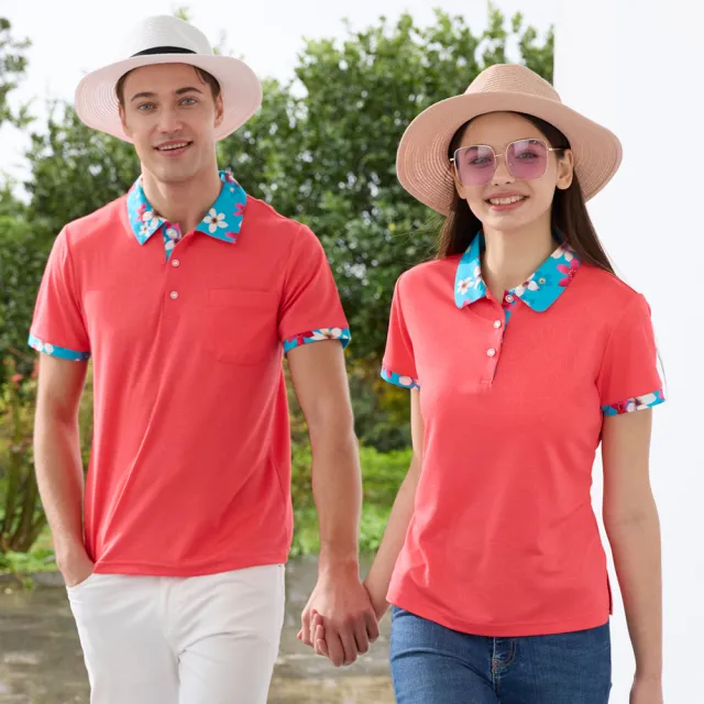 【LEIDOOE】油桐花領休閒女短POLO衫(96237)