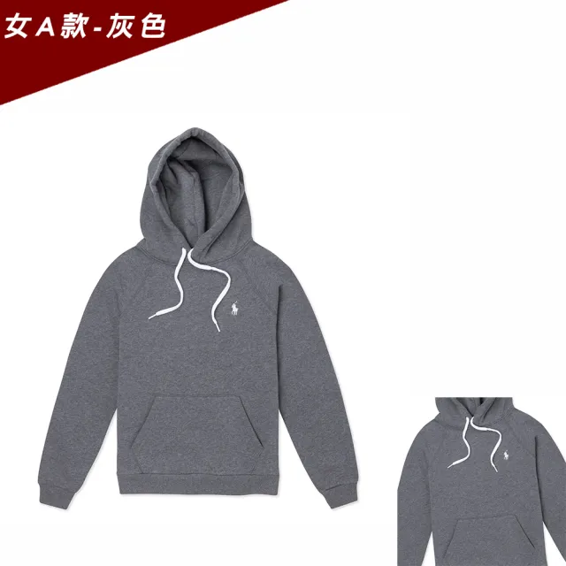 【RALPH LAUREN】RL POLO 經典刺繡小馬連帽T恤-女-多色選 上衣(平輸品)