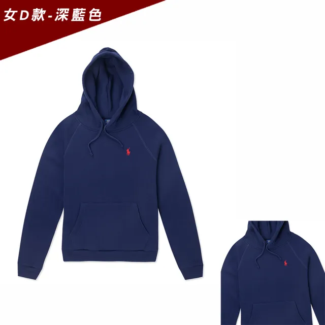 【RALPH LAUREN】RL POLO 經典刺繡小馬連帽T恤-女-多色選 上衣(平輸品)