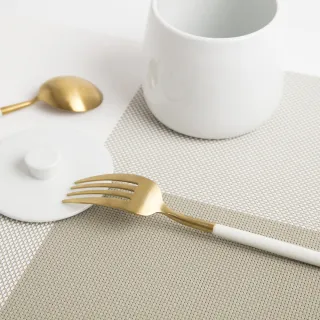 【hoi! 好好生活】葡萄牙風 304不鏽鋼餐叉(多色可選)