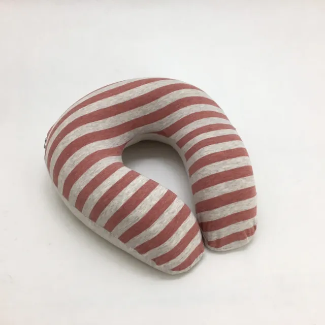 【hoi! 好好生活】療癒系針織記憶釋壓U型頸枕-26x26cm(多色可選)